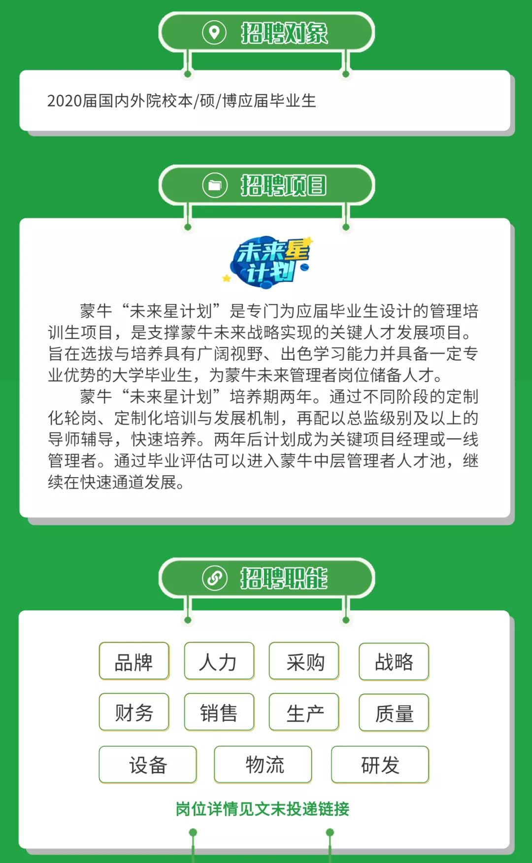 蒙牛最新招聘信息发布，多个职位等你来挑战